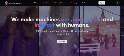 Meshcapade.com - Inteligencia Artificial IA - inteligenciaartificialia.com