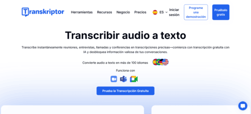 Transkriptor.com - Inteligencia Artificial IA - inteligenciaartificialia.com