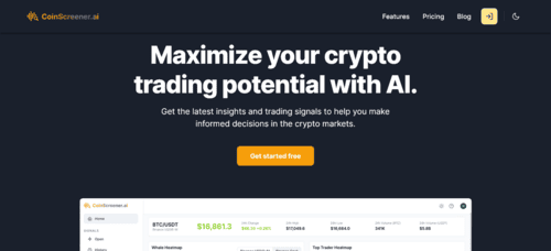 CoinScreener.ai - Inteligencia Artificial IA - inteligenciaartificialia.com