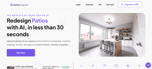 HomeDesigns.ai - Inteligencia Artificial IA - inteligenciaartificialia.com