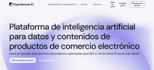 Hypotenuse.ai - Inteligencia Artificial IA - inteligenciaartificialia.com