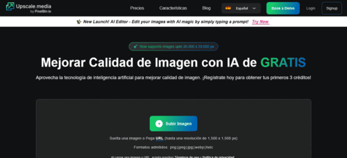 Upscale.media - Inteligencia Artificial IA - inteligenciaartificialia.com