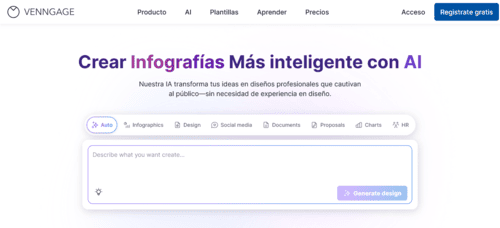 Venngage.com - Inteligencia Artificial IA - inteligenciaartificialia.com