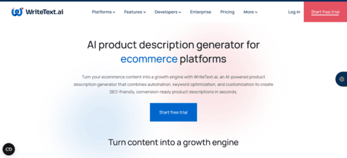 WriteText.ai - Inteligencia Artificial IA - inteligenciaartificialia.com