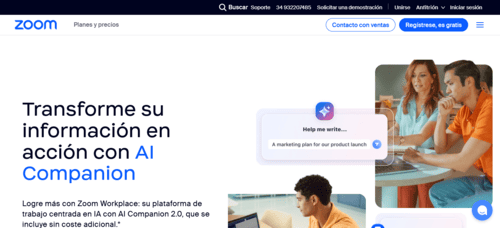 Zoom.com - Inteligencia Artificial IA - inteligenciaartificialia.com