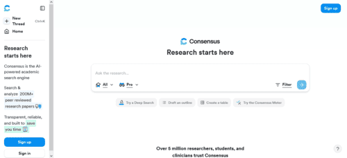 Consensus.app - Inteligencia Artificial IA - inteligenciaartificialia.com