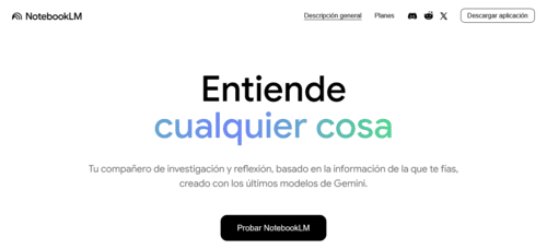 NotebookLM.google - Inteligencia Artificial IA - inteligenciaartificialia.com