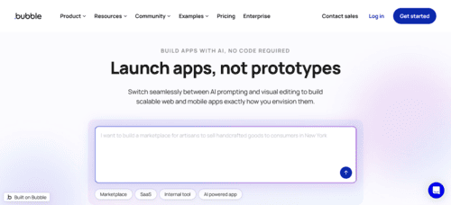 Bubble.io - Inteligencia Artificial IA - inteligenciaartificialia.com