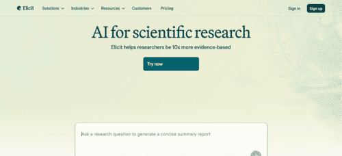 Elicit.com - Inteligencia Artificial IA - inteligenciaartificialia.com