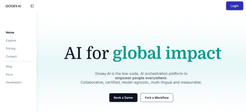 Gooey.ai - Inteligencia Artificial IA - inteligenciaartificialia.com