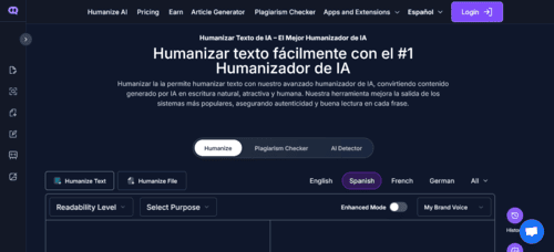 HumanizeAIText.ai - Inteligencia Artificial IA - inteligenciaartificialia.com