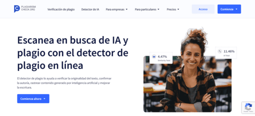PlagiarismCheck.org - Inteligencia Artificial IA - inteligenciaartificialia.com