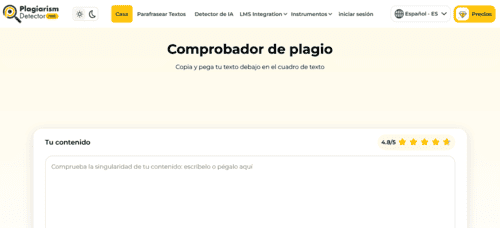 PlagiarismDetector.net - Inteligencia Artificial IA - inteligenciaartificialia.com