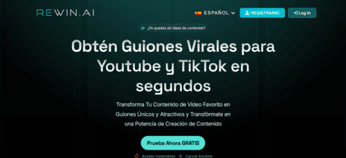 REWIN.ai - Inteligencia Artificial IA - inteligenciaartificialia.com