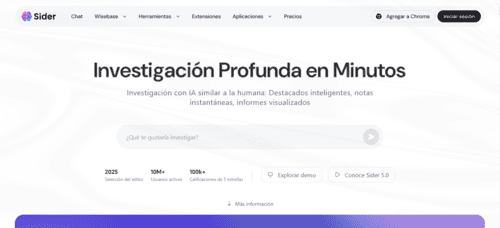 Sider.ai - Inteligencia Artificial IA - inteligenciaartificialia.com