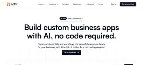 Softr.io - Inteligencia Artificial IA - inteligenciaartificialia.com