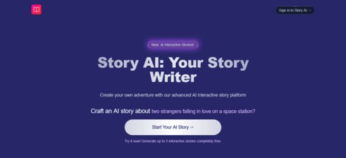 StoryAI.cc - Inteligencia Artificial IA - inteligenciaartificialia.com