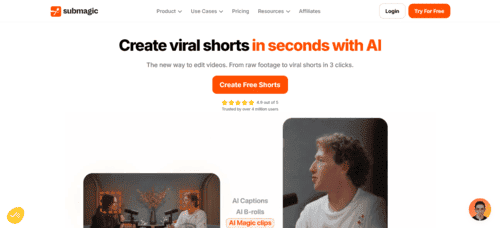 Submagic.co - Inteligencia Artificial IA - inteligenciaartificialia.com