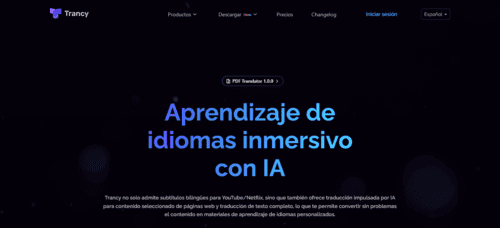 Trancy.org - Inteligencia Artificial IA - inteligenciaartificialia.com