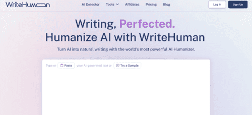 WriteHuman.ai - Inteligencia Artificial IA - inteligenciaartificialia.com