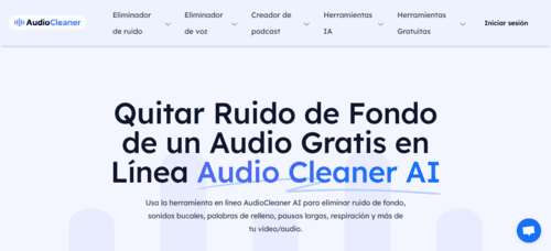 AudioCleaner.ai - Inteligencia Artificial IA - inteligenciaartificialia.com