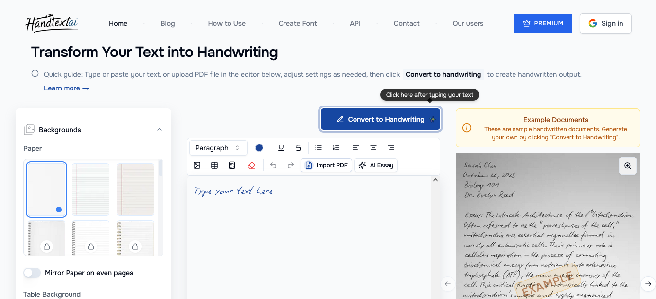 HandtextAI.com - Inteligencia Artificial IA - inteligenciaartificialia.com